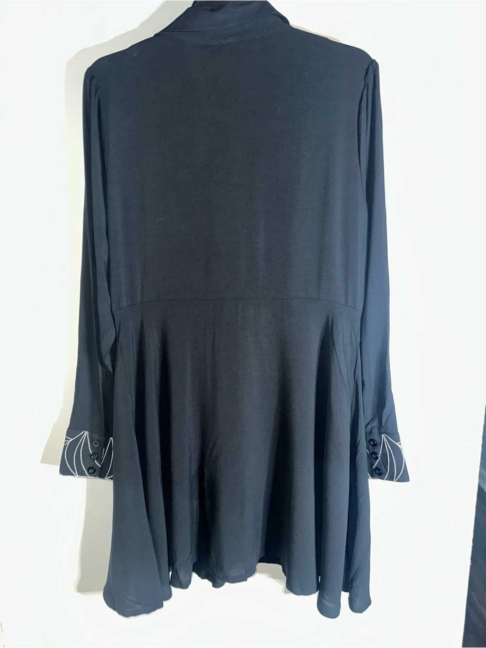 Killstar Spider Swinger Dress XL Black Spiderweb Embroidered Goth NWT - Picture 2 of 16